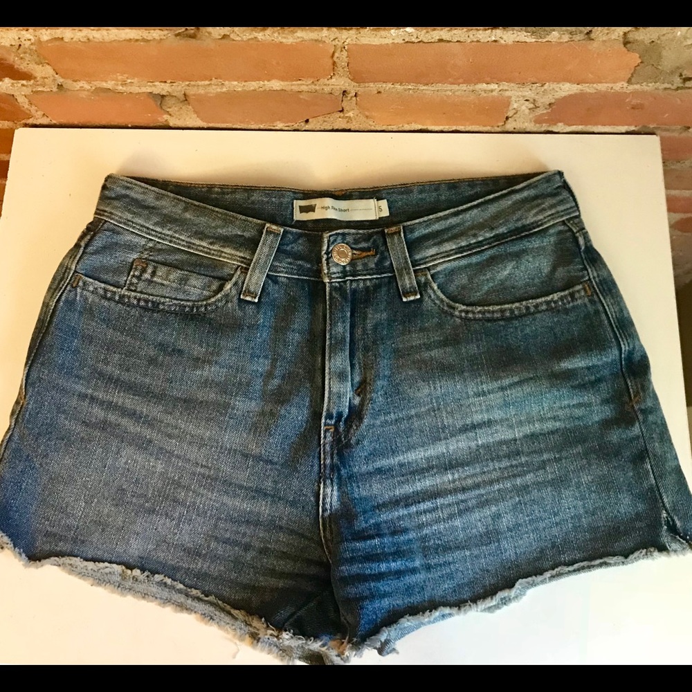 Levi’s High Rise Denim Shorts